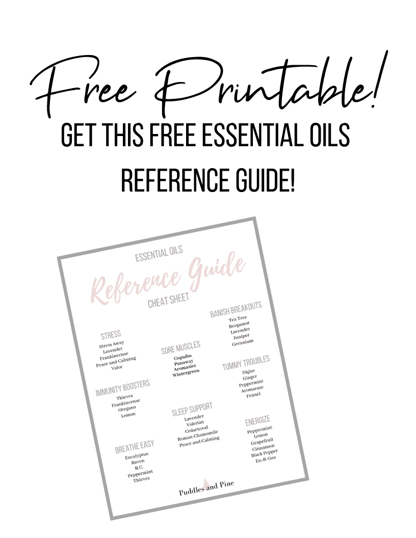 free printable essential oils reference guide