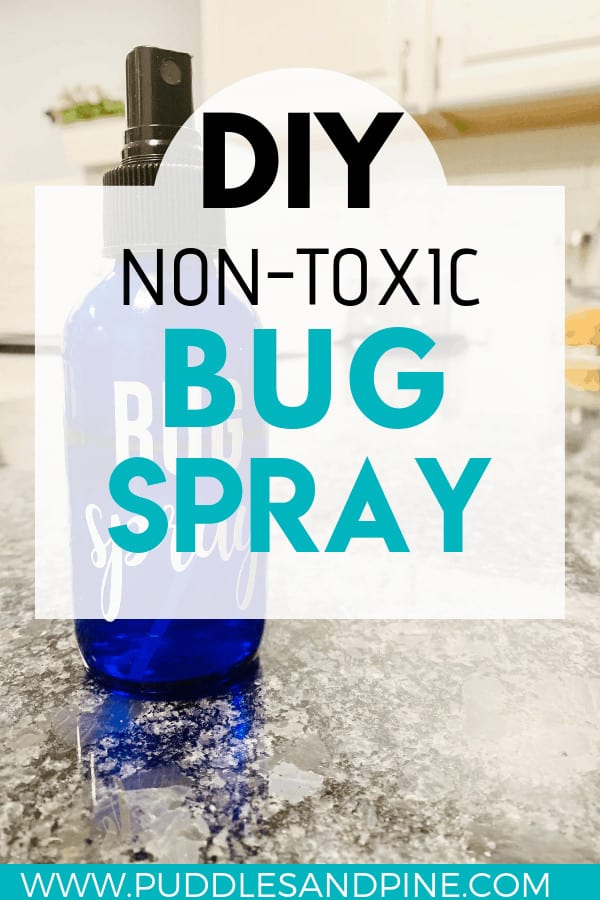 I absolutely love this non toxic DEET free diy natural bug spray. It works wonders and is 100% safe for children too! It is an all natural bug spray with essential oils known for their bug repelling properties. One of the other great benefits of repelling mosquitos with essential oils is that it smells amazing! No more harsh chemicals being breathed in, just all natural goodness. #bugspray #insectrepellent #diy #essentialoils #allnatural #natural