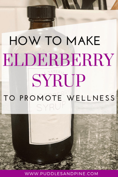 how to make elderberry syrup