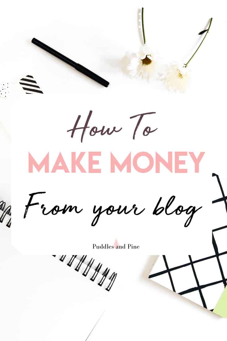Starting a blog can be nerve-wracking especially when you want to quit your job to start a blog! Whether you want to replace your income with a blog and completely work from home or just want to supplement your income with blogging, the steps are the same. You need to learn to monetize your website and I’ve provided the main ways you can do that. #savemoney #makemoneyfromhome #makemoneyonline