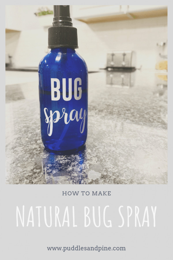 Learn how to make this all natural DIY deet free bug spray! This insect repellant uses essential oils to naturally repel mosquitos, flies and ticks! #bugspray #insectrepellent #diy #essentialoils #allnatural #natural