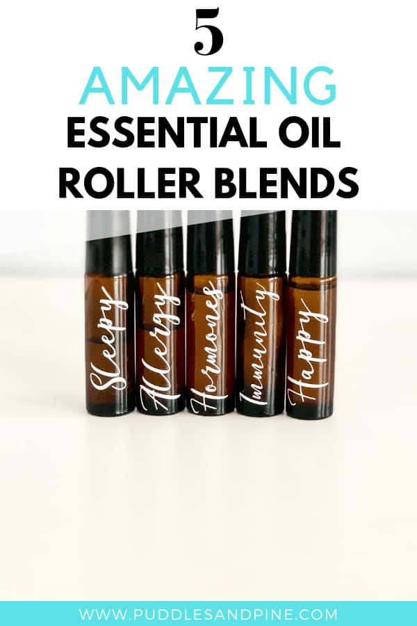 There is pretty much an essential oil roller bottle for everything. I love to find new ways to come up with essential oil roller bottle ideas and they have become one of my favorite ways to use essential oils. Check out how to make DIY essential oil roller bottles! #essentialoils #rollerbottles 