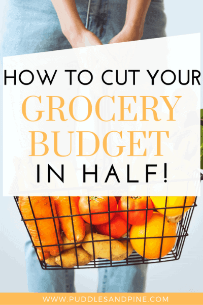 Check out these tips on how to cut your grocery spending in half! All it takes is a little prep work and you can learn how to spend less money on your groceries without sacrificing the quality of your food. You can eat better food for less money and have more money for the rest of your budget! #savemoney #grocery #savings