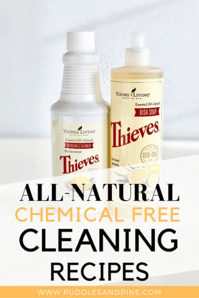 There’s a ton of “natural” cleaning products out there but you’d be surprised how many of them still contain harmful chemicals. I have experimented with a lot of homemade chemical free cleaning products and these are by far my favorite. These are 100% non toxic cleaners with essential oils and are extremely effective and work far better than most store bought cleaners I’ve tried. Keep reading to learn how to make your own cleaners with no harmful chemicals. #cleaningtips #essentialoils