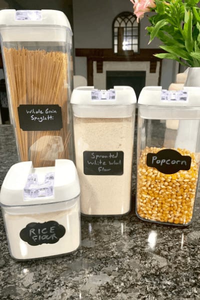 how to organize bulk food
