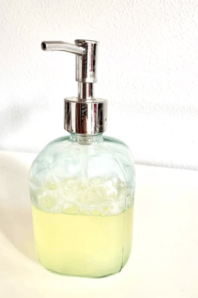 all natural DIY foaming hand soap