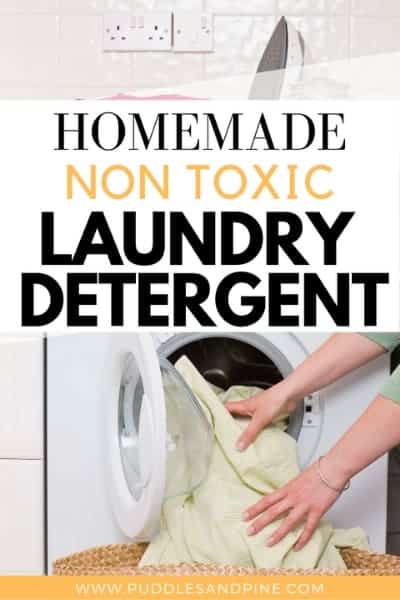 This homemade non toxic thieves laundry detergent is so incredibly easy to make and after using it, you won’t want to go back to store bought versions. This is a cheap and easy homemade laundry detergent that requires minimal effort and the best part? It only costs about 8¢ per load! Keep reading to learn how to make this diy laundry soap with no harmful chemicals.