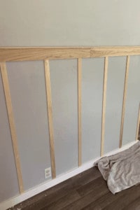 How To Make A DIY Wainscoting Accent Wall