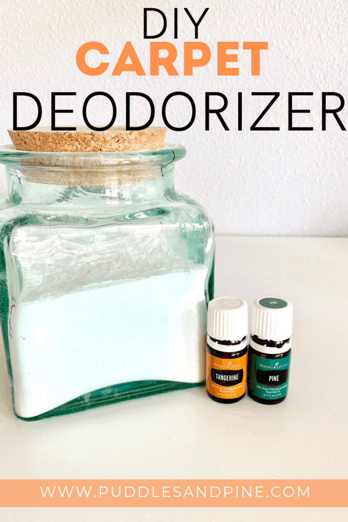 This homemade all natural carpet deodorizer is amazing and so easy to make! It only takes a few minutes to throw together and it actually works. You can easily eliminate carpet odors with essential oils and it’s especially helpful if you have indoor pets. Keep reading to learn how to make this DIY homemade carpet deodorizer with essential oils!