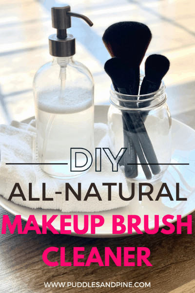 diy all natural makeup brush cleaner