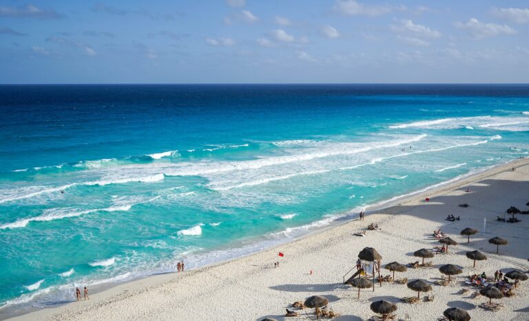 Beach in Cancun, Mexico