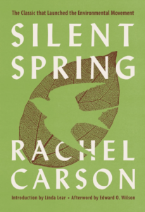 Silent Spring Book cover, by Rachel Carson.