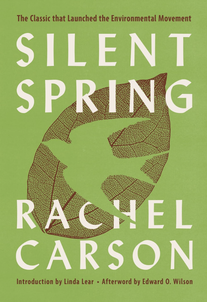 Silent Spring Book cover, by Rachel Carson.