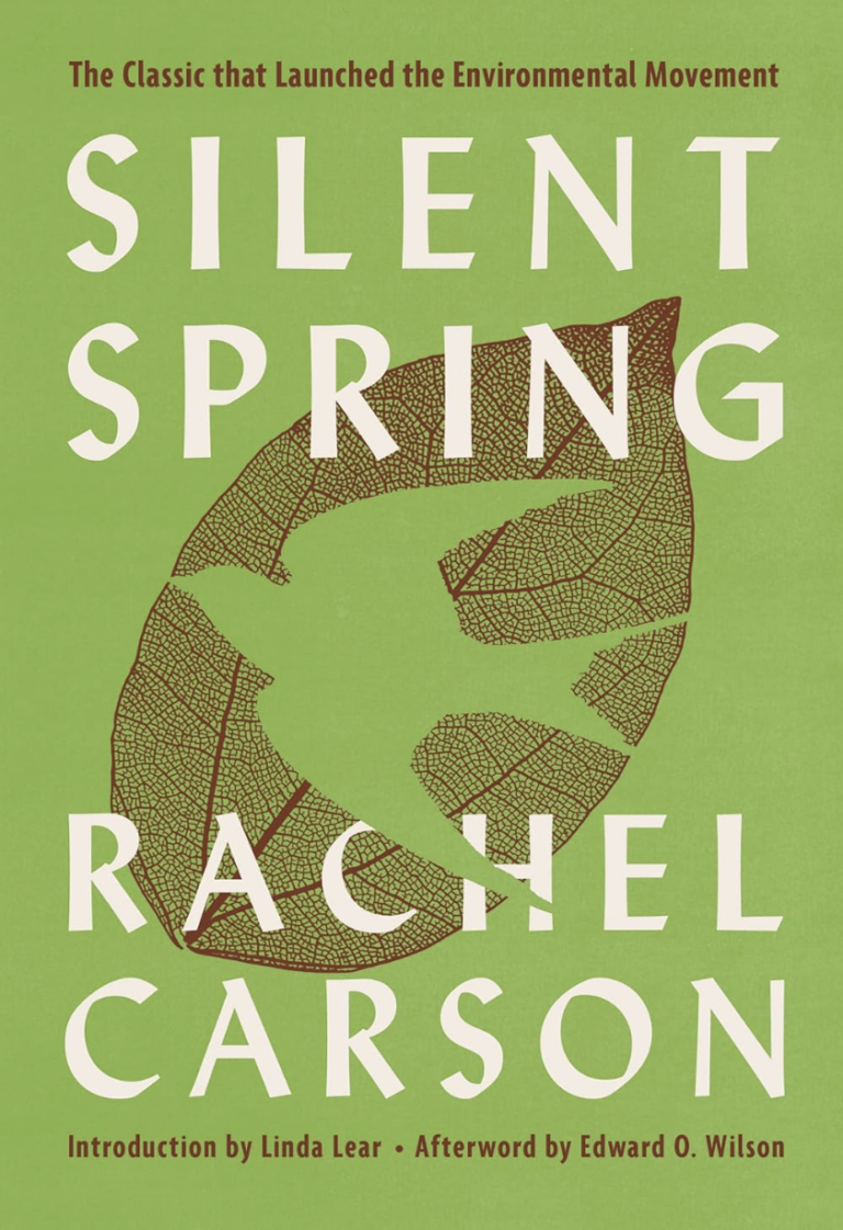 Silent Spring Book cover, by Rachel Carson.